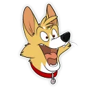 😀 emoji Duke Corgi Telegram sticker 20 of 120