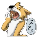 😴 emoji Duke Corgi Telegram sticker 7 of 69