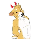 😈 emoji Duke Corgi Telegram sticker 6 of 120