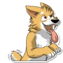 😛 emoji Duke Corgi Telegram sticker 21 of 69