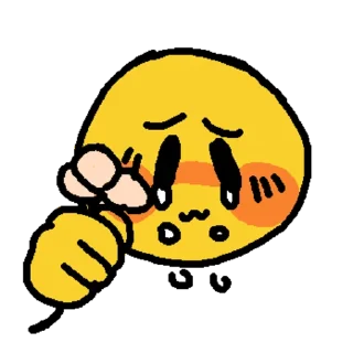 ☹️ emoji Cursed emojis Telegram sticker 7 of 41