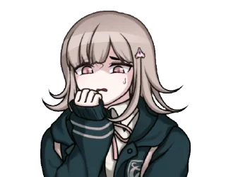 😁 emoji nanami chiaki Telegram sticker 14 of 46