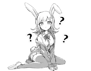 🤔 emoji nanami chiaki Telegram sticker 15 of 46