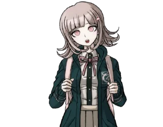 😁 emoji nanami chiaki Telegram sticker 19 of 46