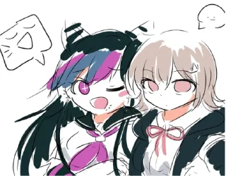 😁 emoji nanami chiaki Telegram sticker 11 of 46