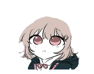 😁 emoji nanami chiaki Telegram sticker 13 of 46