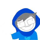 😀 emoji John Egbert Telegram sticker 8 of 10