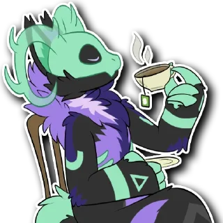 Sticker from Gin lavender