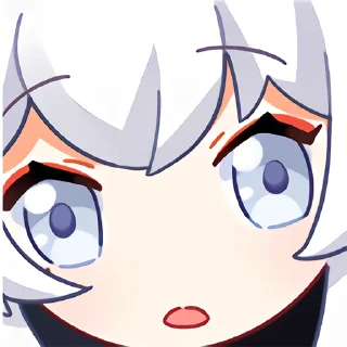 😟 emoji 東雪蓮 Telegram sticker 19 of 25