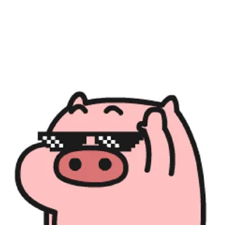 😊 emoji 乖巧的菜豬8 @kal_pc Telegram sticker 7 of 16