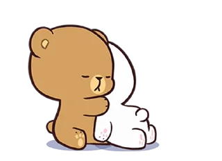 😮‍💨 emoji Milk Mocha 3 Telegram sticker 16 of 24
