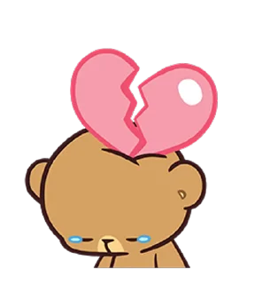 💔 emoji Milk Mocha 3 Telegram sticker 10 of 24