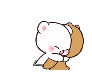 🤗 emoji Milk Mocha 3 Telegram sticker 14 of 24