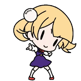 😊 emoji Loli Dance Telegram sticker 2 of 16