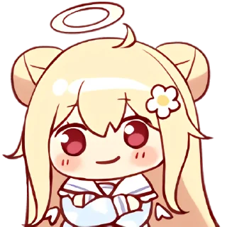 😏 emoji 沙月ちゃん Telegram sticker 8 of 20