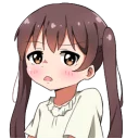 😕 emoji Invective tails [little girl] Telegram sticker 8 of 40