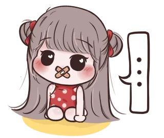 🧸 emoji Baby chubby girl ♡︎ @DARKESTLACE Telegram sticker 7 of 40