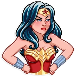 👸 emoji Wonder Woman Telegram sticker 20 of 25