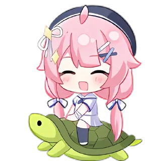 🐢 emoji 永雏塔菲·仲夏集 @SC_StickerLab Telegram sticker 12 of 20
