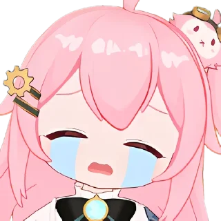 😭 emoji 永雏塔菲·仲夏集 @SC_StickerLab Telegram sticker 8 of 20
