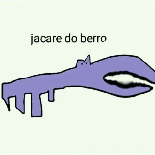 🐊 emoji 🐊THE JACARÉ🐊 @stickersdaManu Telegram sticker 10 of 93