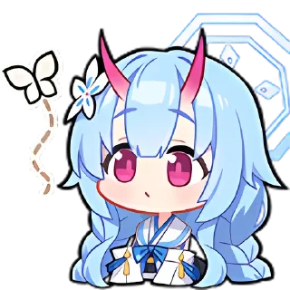 🦋 emoji 蔚蓝档案 | @SC_StickerLab Telegram sticker 11 of 25
