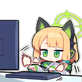 ⌨️ emoji 蔚蓝档案 | @SC_StickerLab Telegram sticker 8 of 25