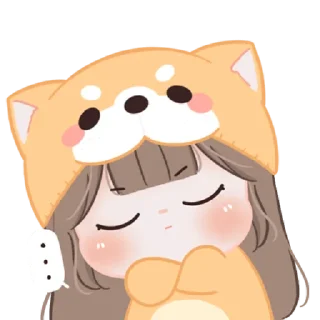 🐶 emoji chubby girl : Shiba @darkestlace Telegram sticker 23 of 40