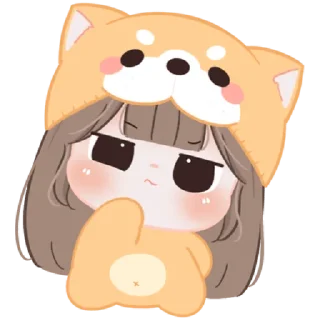 🐶 emoji chubby girl : Shiba @darkestlace Telegram sticker 9 of 40