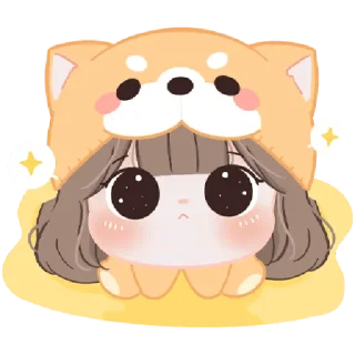 🐶 emoji chubby girl : Shiba @darkestlace Telegram sticker 24 of 40