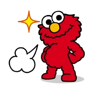 😊 emoji Sesame Street動態貼圖第2彈 Telegram sticker 20 of 24