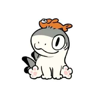 😊 emoji Sharkitty鯊貓 調皮搗蛋動態貼圖 @kal_pc Telegram sticker 22 of 24
