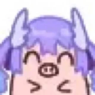 🐽 emoji 小向晚 Telegram sticker 6 of 9