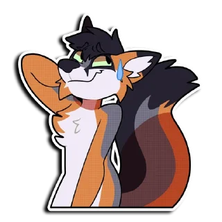 😅 emoji Pepper Telegram sticker 7 of 16