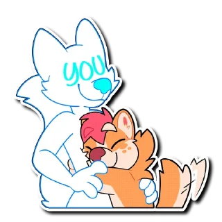 Sticker from Fink Pup