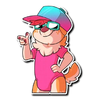 Sticker from Fink Pup