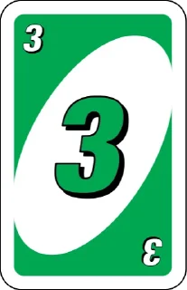 💚 emoji Uno Cards Telegram sticker 17 of 108
