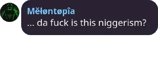 🖤 emoji Nigger quotes Telegram sticker 12 of 60
