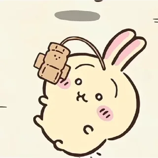 😊 emoji Chiikawa Usagi 2 Telegram sticker 20 of 50