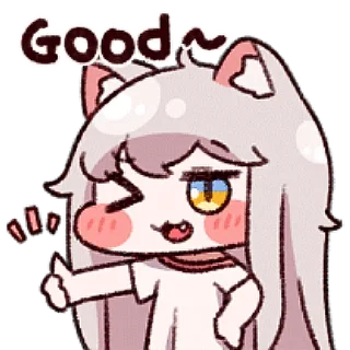 👍 emoji 트릭컬 - 코미의 느긋한 일상 Telegram sticker 6 of 24