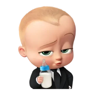 😊 emoji The Boss Baby Stickers (寶貝老闆) @kal_pc Telegram sticker 1 of 17