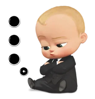 😊 emoji The Boss Baby Stickers (寶貝老闆) @kal_pc Telegram sticker 8 of 17