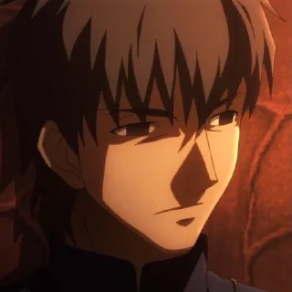 Sticker from Kotomine Kirei (& emiya)