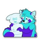 😞 emoji All The Hugs Telegram sticker 13 of 59