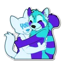 😄 emoji All The Hugs Telegram sticker 12 of 59