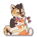 😄 emoji All The Hugs Telegram sticker 16 of 59