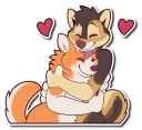 😄 emoji All The Hugs Telegram sticker 15 of 59