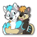 😄 emoji All The Hugs Telegram sticker 7 of 59