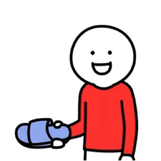 😁 emoji 小蓝和他的朋友 Telegram sticker 15 of 50