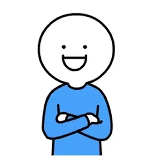😁 emoji 小蓝和他的朋友 Telegram sticker 24 of 50